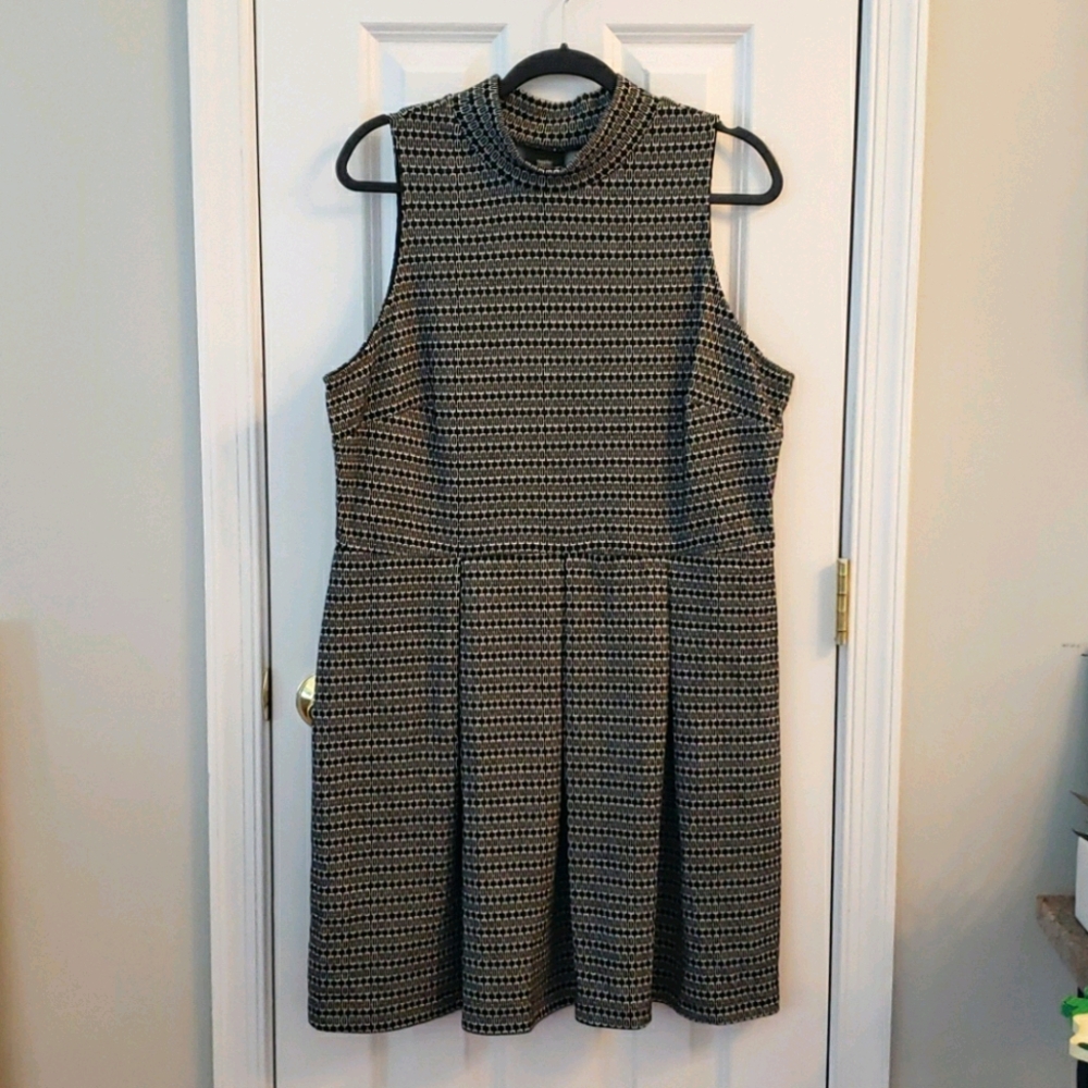 NWT Mossimo Black $ White Skater Dress